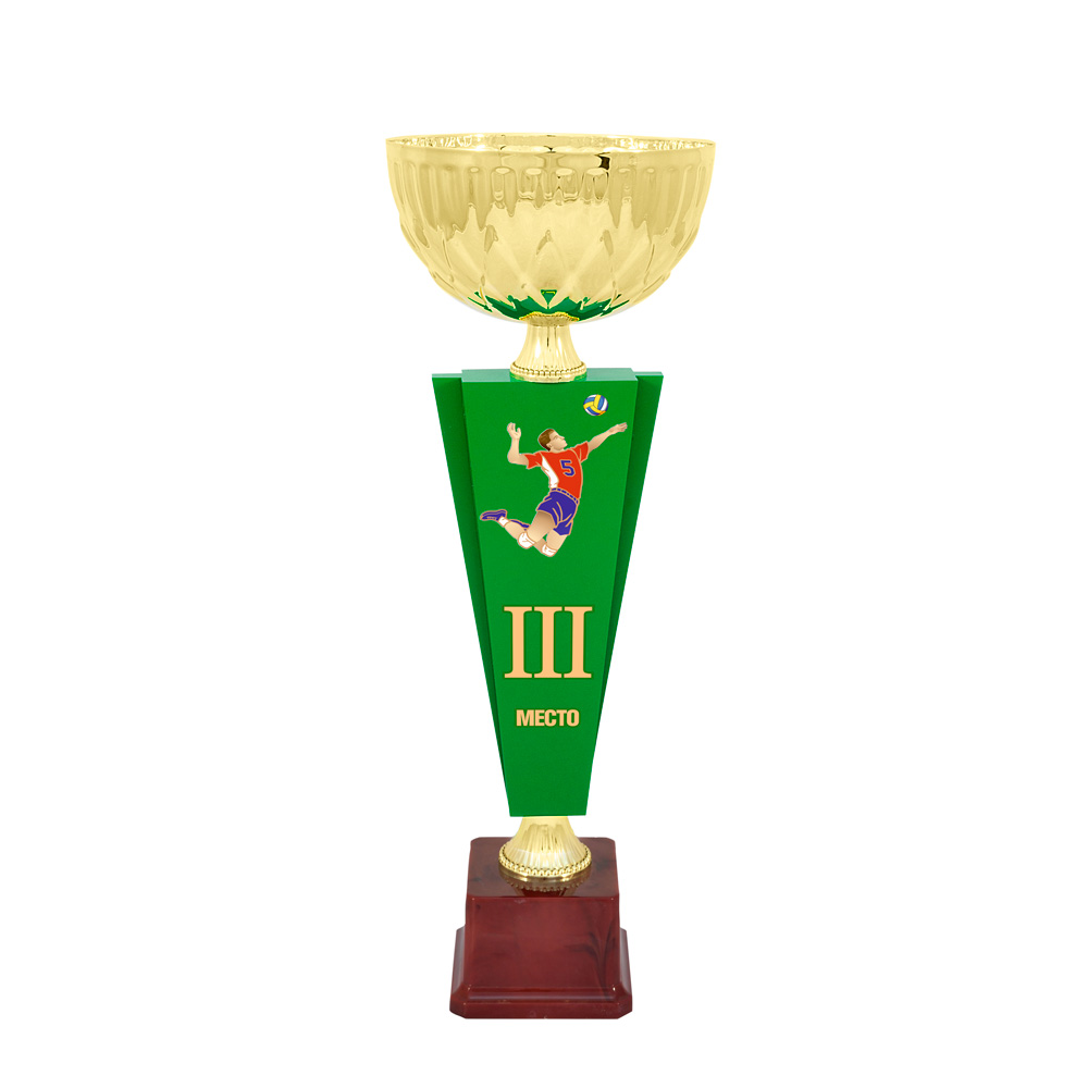 Кубок KB 6022 волейбол C (H- 34 см, D- 100 мм) 1 Кубок KB 6022 волейбол C (H- 34 см, D- 100 мм)
