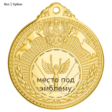 Медаль MZ 06-50/G (D-50 мм, D-25 мм, s-2 мм)