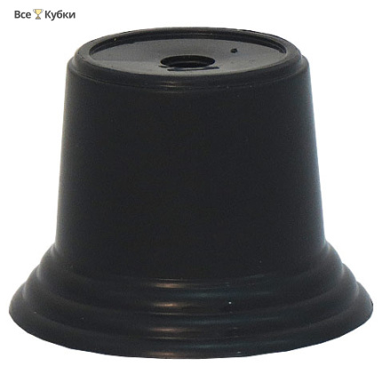 Цоколь BS 010 (пластик черный, D-45 мм, H-52 мм)