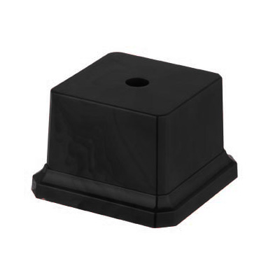 Цоколь BS 001/BL D (пластик черный, 100х100х65 мм) 1 Цоколь BS 001/BL D (пластик черный, 100х100х65 мм)