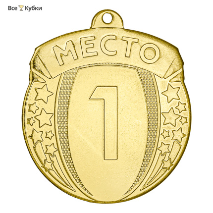Медаль MZ 113-55/G 1 место (D-55мм, s-2мм)