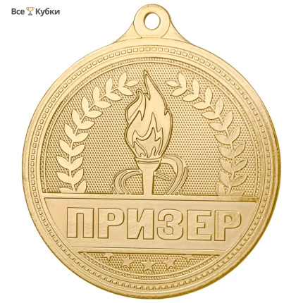 Медаль MZP 310-50/G "Призер" (D-50мм, s-2мм) латунь
