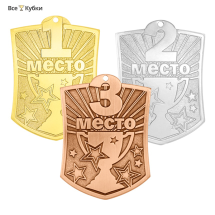 Комплект медалей MZ 133-70 (G/S/B) (51х70мм, s-2,5мм)