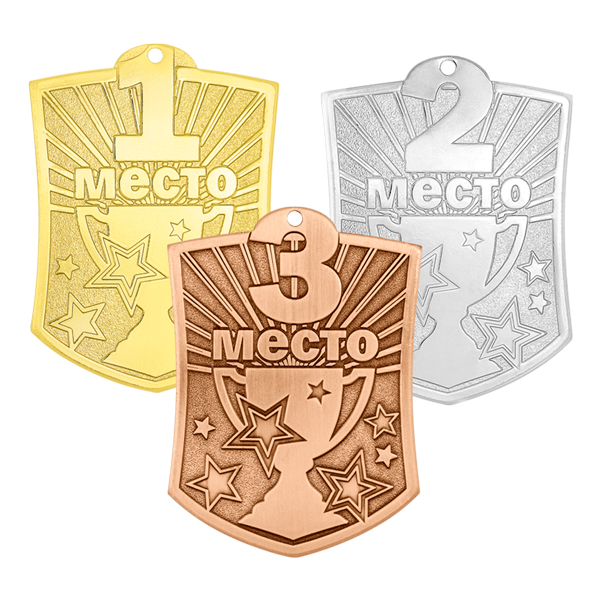 Комплект медалей MZ 133-70 (G/S/B) (51х70мм, s-2,5мм) 1 Комплект медалей MZ 133-70 (G/S/B) (51х70мм, s-2,5мм)