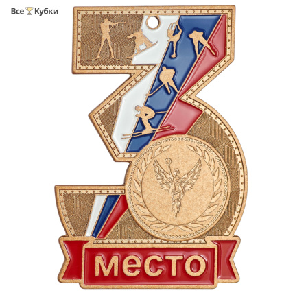 Медаль MZP 560-70/BM зимние виды спорта (45х70мм, D-25мм, s-2,0 мм)