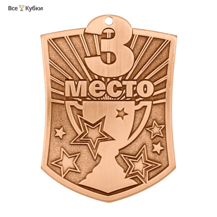 Медаль MZ 133-70/B 3 место (51х70мм, s-2,5мм)
