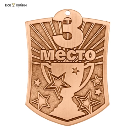 Медаль MZ 133-70/B 3 место (51х70мм, s-2,5мм)