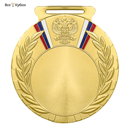 Медаль MD Rus.79/G (D-80мм, D-50мм, s-2,5мм)