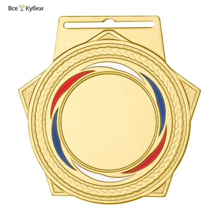 Медаль MZP 505-50/GM (50х50мм, D-25мм, s-2 мм)
