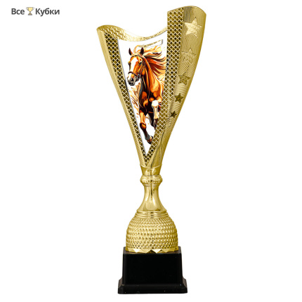 Кубок KB 8079 B конный спорт (H- 38,5 см)